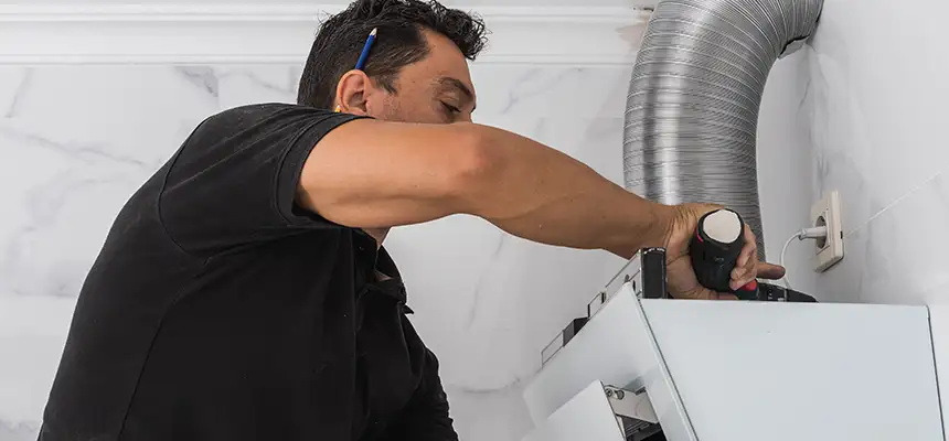 Precision In-wall Dryer Vent Cleaning & Rerouting Corrections in Azusa, CA